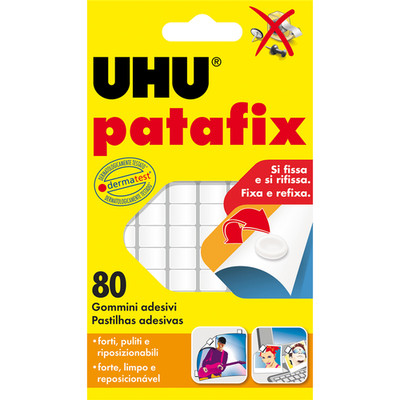 Blister Media 80  Patafix Adhesive Rubber White