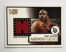 2006 Topps 1952 Style Marc Jackson Hardwood Classics Relic Card  AR97