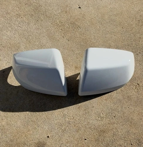 2021-2025 Yukon Escalade Tahoe Suburban Exterior Trim Mirror Covers Summit White