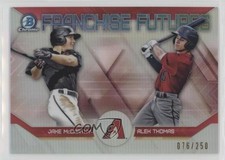 2018 Bowman Draft Franchise Futures Refractor /250 Jake McCarthy Alek Thomas s3g