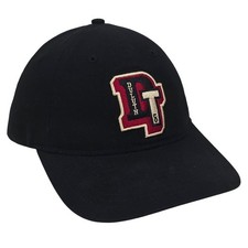 Duluth Trading Co Varsity Logo Baseball Cap Mens XL/2XL Black Adjustable Hat NEW