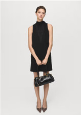 NWT Mango bow cut-out detail dress sz 10/XL