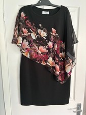 BNWT  Women's DRESS  size 14  Wallis   Asymmetric over layer  non-crease RRP £50