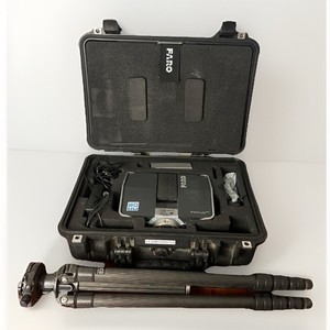 Faro Focus3D S120 3D Laser Scanner w/ Gitzo Tripod + Extras (No Batteries)