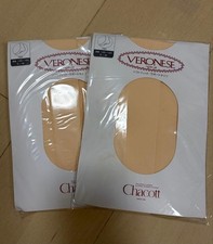 Chacott VERONESE Ballet Tights Hole S-M Pink Soft Support 2-Pack