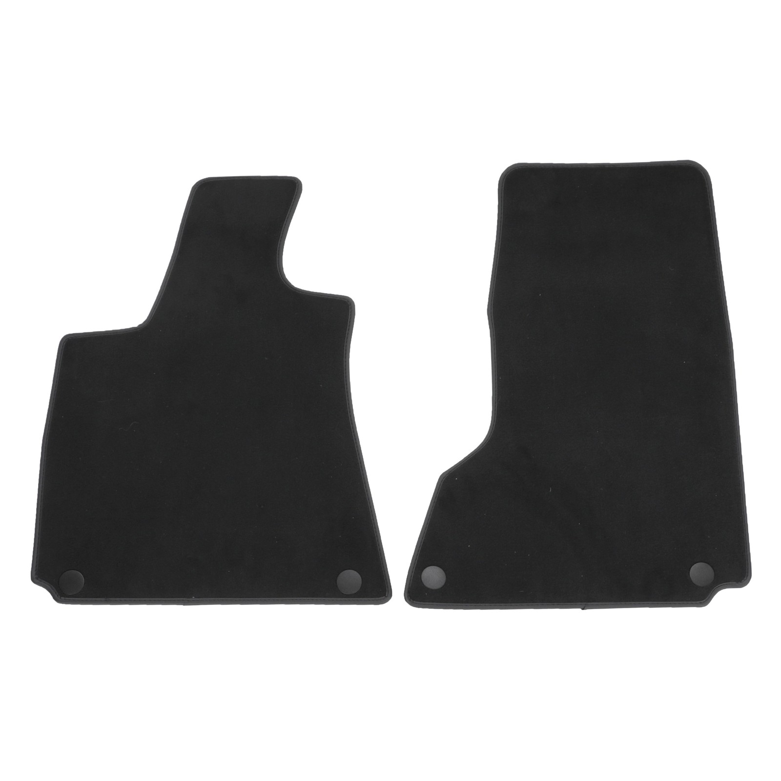 GENUINE MASERATI 2014-2019 Ghibli Front Carpet Mats Set Black NEW OEM 673004332