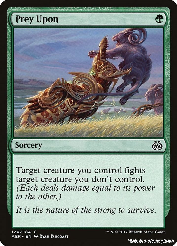 Prey Upon (AER 120), Normal, Aether Revolt, MTG