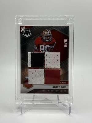 2024 Jersey Fusion - Jerry Rice Game Worn Quad Patch 13/25 49ers