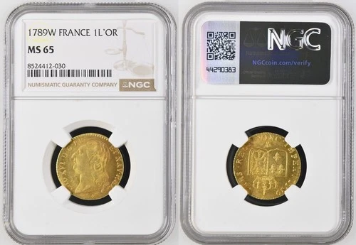 France - Louis XVI - Louis d'or 1789 Lille - NGC MS 65