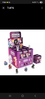 Unstable Unicorns Vinyl Mini Figures Rainbow Apocalypse Case Full Set (18ct) New