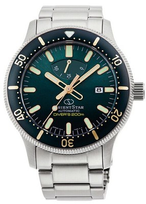 ORIENT STAR RK-AU0307E Green Sports DIVER 200m Waterproof Men's Watch