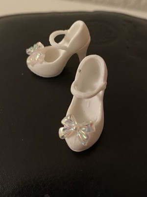 *Barbie Schuhe , Pumps weiß mit Schleife