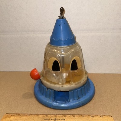 Vintage Ring Ding Clown Gumball Machine Carnival Theme 1950s Arcade Toy