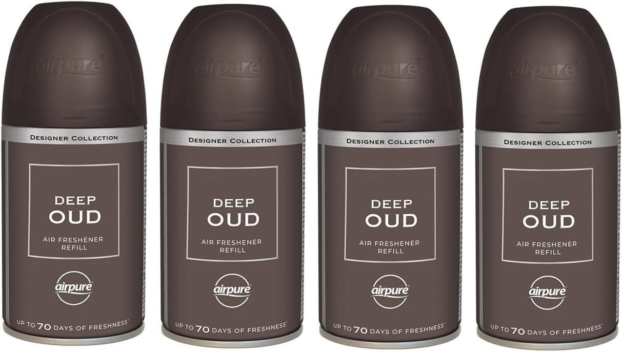 Airpure Designer Collection Deep Oud Air Freshener Refills 250ML - Pack of 3 - Image 4
