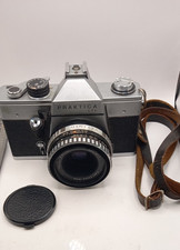 VINTAGE PRAKTICA LTL CAMERA 1970'S CARL ZEISS JENA LENS 35mm SLR MADE IN GDR.