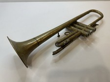 Vintage USSR Soviet Trumpet Leningrad ZDMI 1971 for Parts or Restoration Project