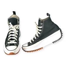 Converse Run Star Hike Men's Size 10 Black High Top Sneakers Shoes 166800C
