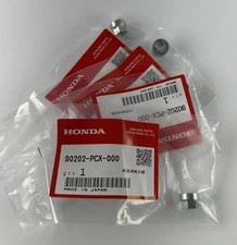 4x Genuine Honda 90202-PCX-000 6mm Flange Nuts OEM