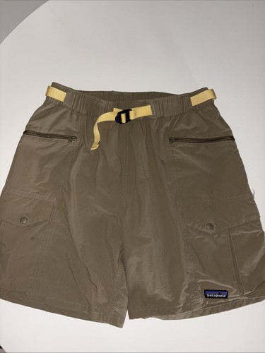 Patagonia Outdoor Everyday Shorts 7" Herren Small Salbei Khaki Outdoor Nylon Gürtel