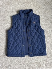 Janie And Jack Boys 5-6 Navy Blue Connor The Quilted Vest