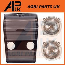 Front Grille Grill & Headlights Headlamp for Massey Ferguson 265 275 290 Tractor