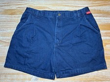 Vintage Wrangler Jean Shorts Size 38 Cotton Blue Stretch Denim Made In USA