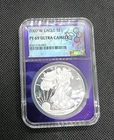 🟪 2007-W American Silver Eagle NGC PF69 UCAM Proof Ultra Cameo Fine .999 Coin