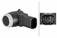 Hella Sensor, Einparkhilfe 6PX 358 270-991 Passend FüR Fiat