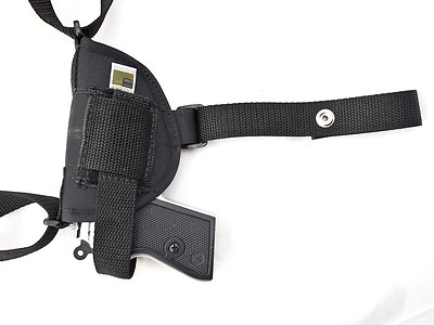 Beretta Jaguar 71 | Nylon Shoulder Holster with Double Mag Pouch