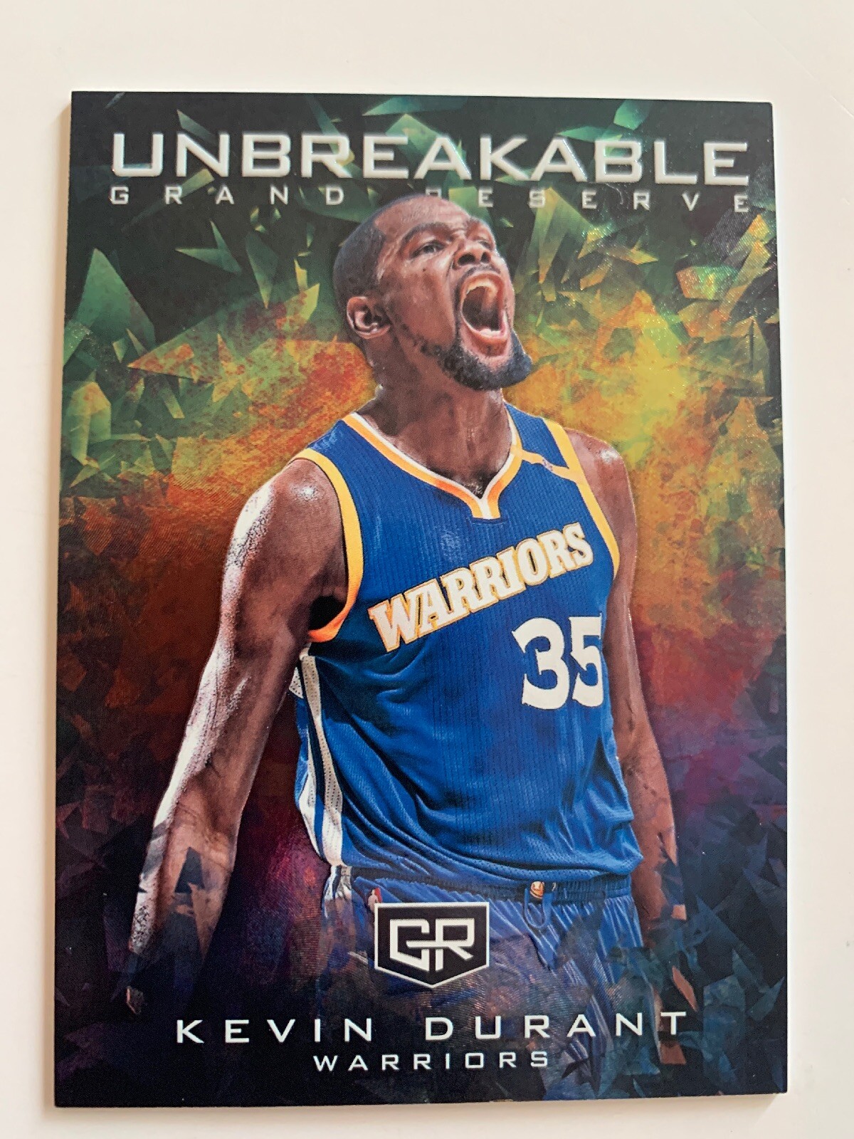 2016-17 NBA GRAND RESERVE KEVIN DURANT UNBREAKABLE INSERT GOLDEN STATE WARRIORS