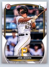 Jase Bowen 2023 Bowman #BP-146 Baseball Card SN Pittsburgh Pirates