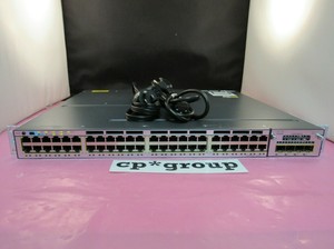 Cisco-Catalyst-WS-C3750X-48T-L-48-Port-Gigabit-Lanbase-Switch-C3KX-NM-1G-2x-350W