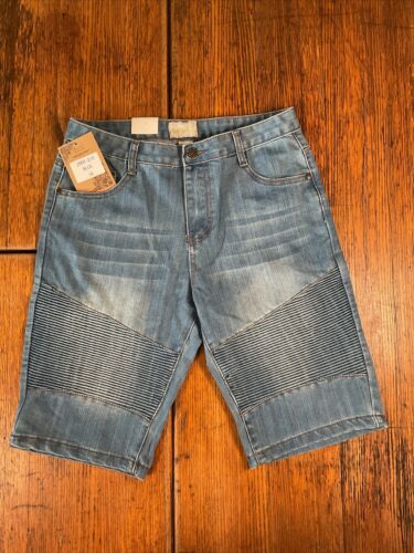 Daniel L blaue Bermuda Jeans Shorts Mädchen Größe 16 neu mit Etikett