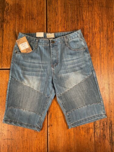 Daniel L Blue Bermuda Jean Shorts Girl's Size 16 New With Tags - Afbeelding 1 van 8