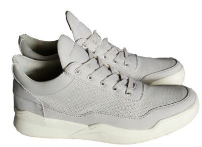 Steve Madden Mens Jayes Tennis Shoes Size 8.5 Grey And White