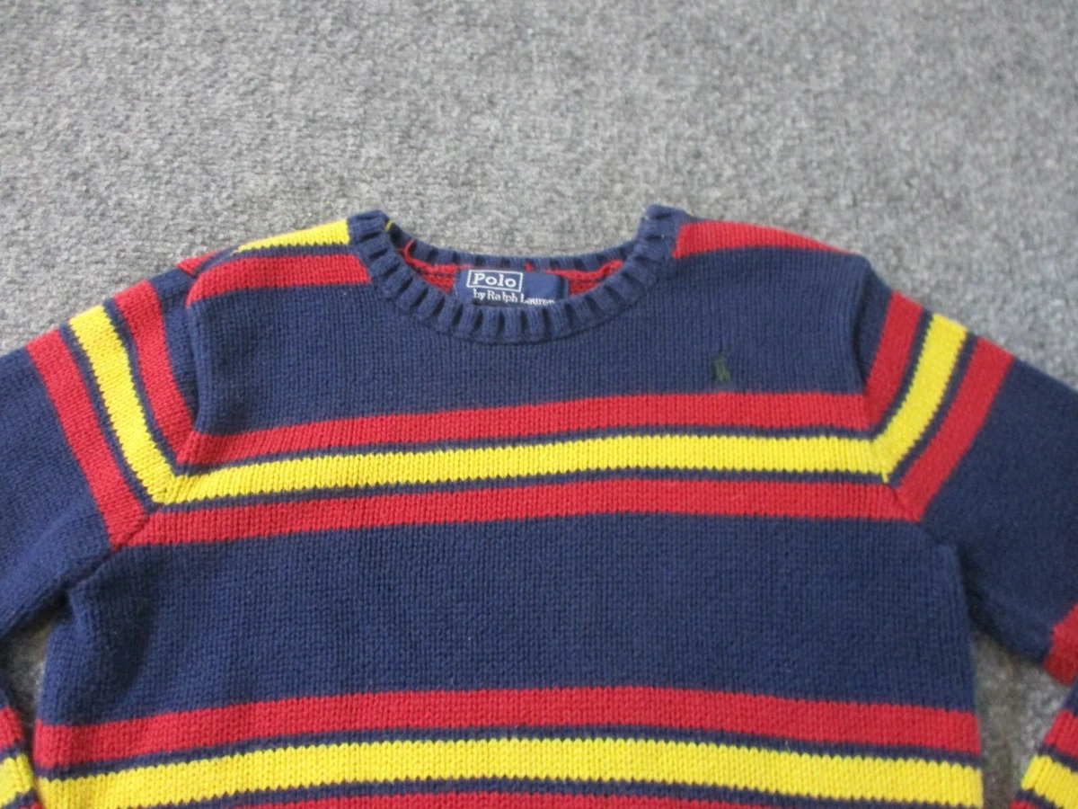 Ralph Lauren Kids Polo Pony striped cardigan - Blue