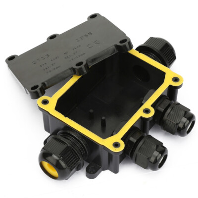 IP68 Junction Box Electrical Enclosure Cable Connecting Terminal Block Four Way