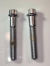 1/4-20 X 1" Chrome Plated 12-Point Screws - Made in USA (Qty 2)