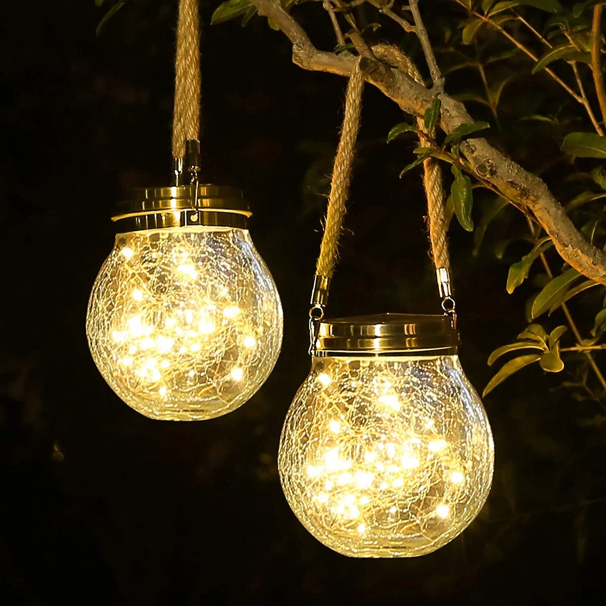 White hanging solar online lanterns
