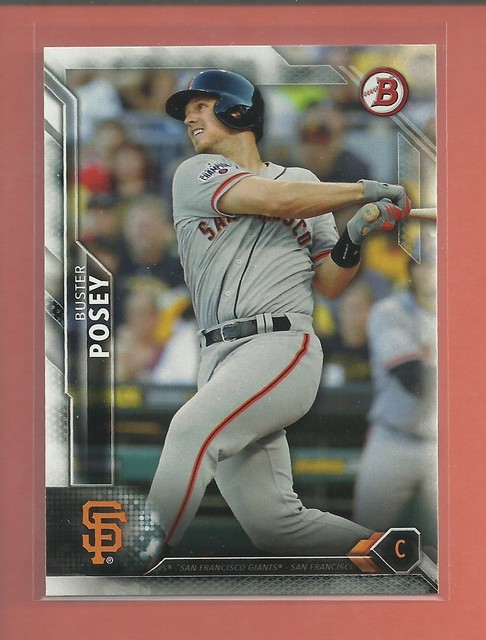 Buster Posey 2016 Bowman Card 70 San Francisco Giants Baseball EBay