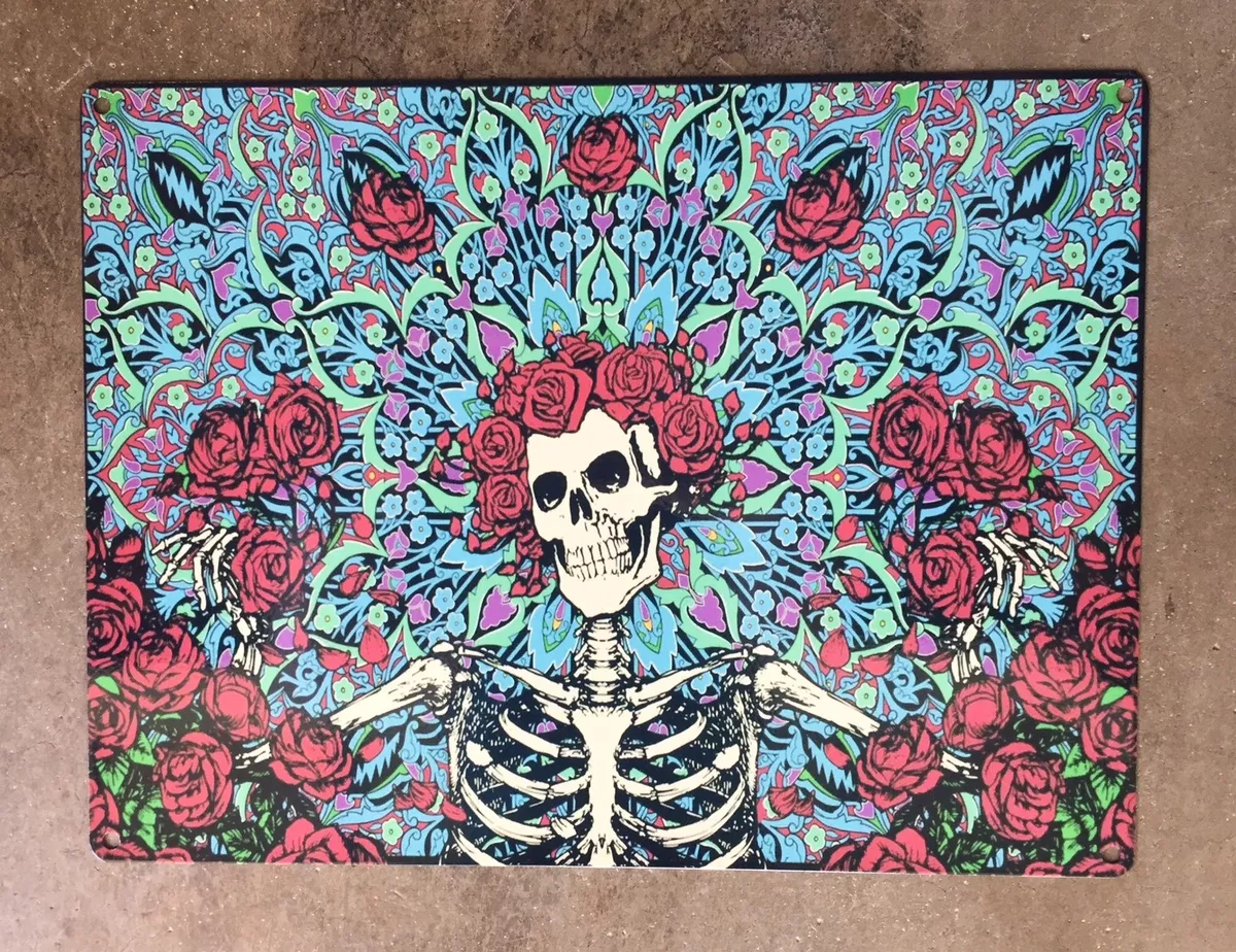 Grateful dead skeleton tapestry cheap
