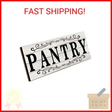 Pantry Sign Wall Decor Farmhouse Pantry Sign Wooden Rustic Retro Hanging Wooden 