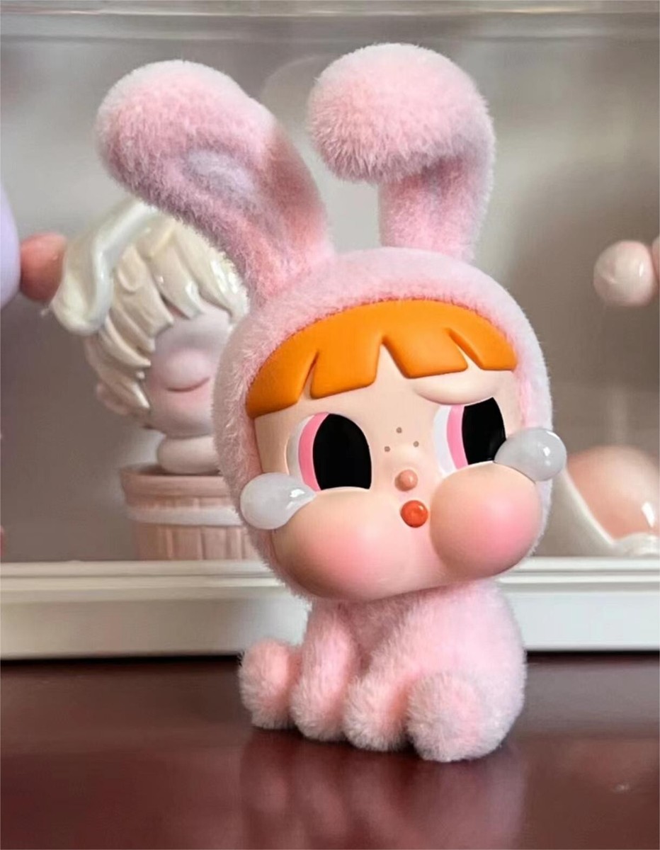 人気 Pop Mart Crybaby x Powerpuff Bunny Blossom Opened Case Pop Mart CRYBABY x Powerpuff Girls Series Bunny Blossom