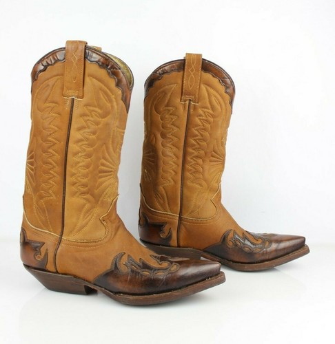 AGUILA Méjico Botas Camperas Todo Piel Marrón Goodyear T 36 Muy Buen Estado  | eBay