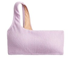 J. Crew - NWT Textured One Shoulder Bikini Top Sz L