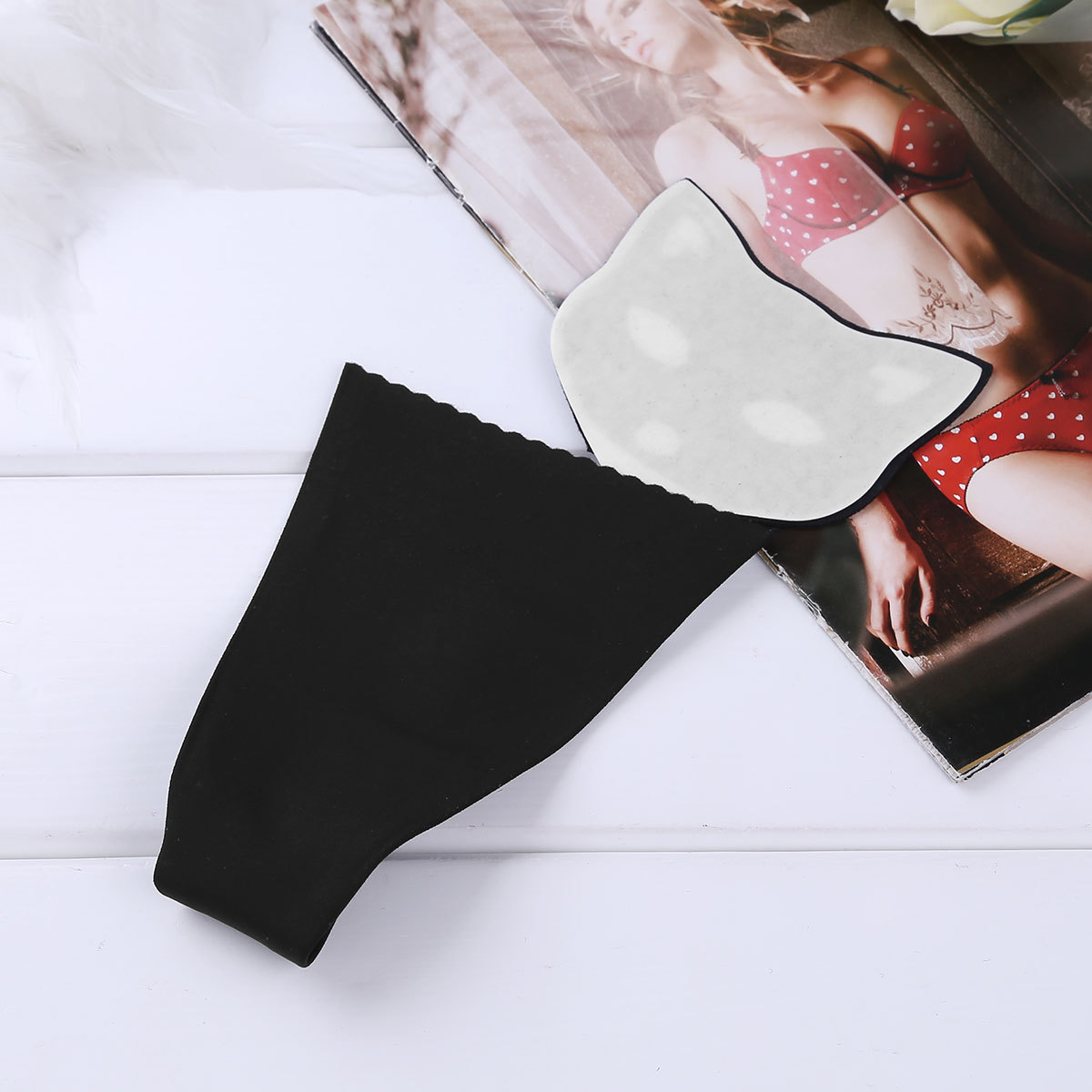 Sexy Women's Invisible Panties C Style Self Adhesive Underwear