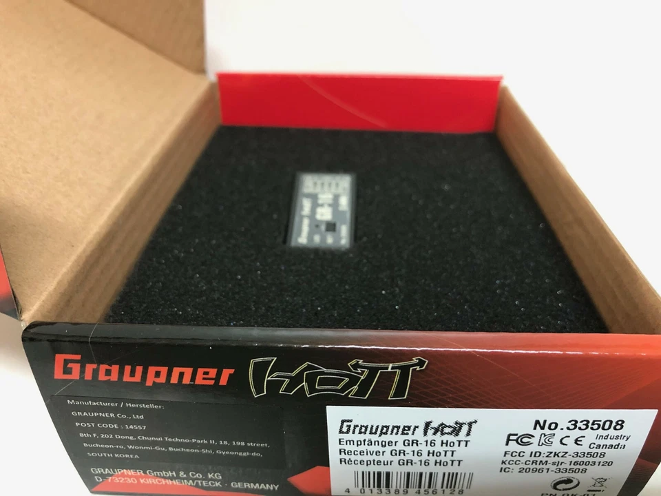 GR16 8 Kanal Graupner Empfänger 33508 OVP Neu  - Bild 2 von 4
