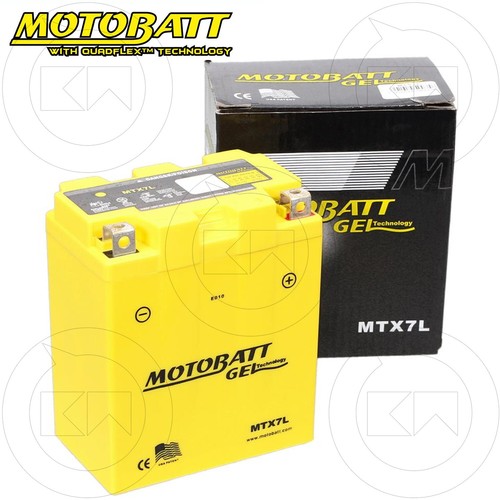 Batería Motobatt MTX7L YTX7L-BS Gel 12V 7Ah Piaggio Medley 4T IE ABS 125 2018 - Imagen 4 de 6