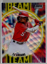 2022 Stadium Club Chrome Beam Team Wave Refractors #BT9 CJ Abrams 