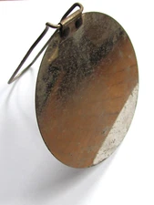 VINTAGE 5" METAL FIELD SHAVING MIRROR US SOLDIER ARTAY INC